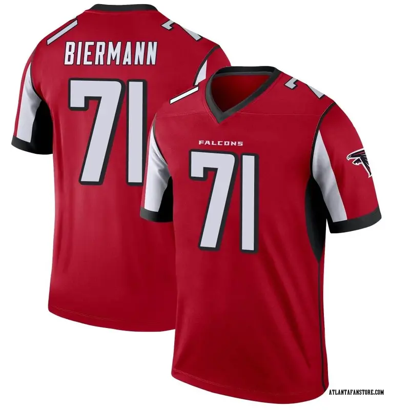 Red Men's Kroy Biermann Atlanta Falcons Legend Jersey