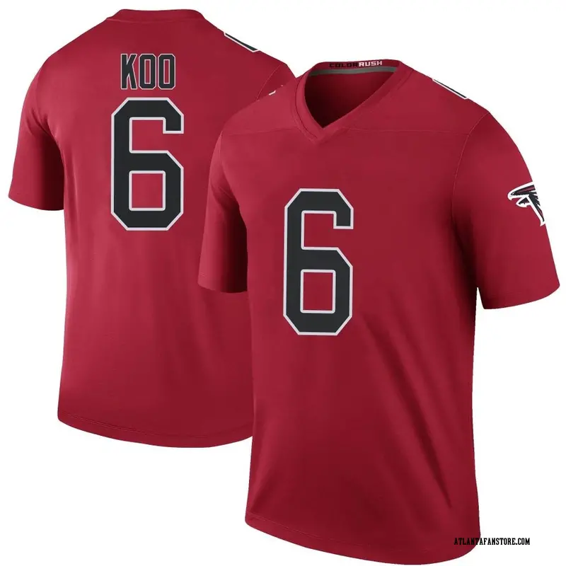 Younghoe Koo Atlanta Falcons Game worn jersey 10/3/21 : r/NFLGameUsed